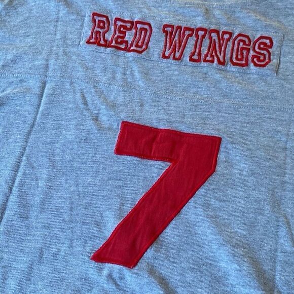 VTG Streetwear NHL T-Shirt Detroit Red Wings LARGE Pro Edge - Picture 7 of 7